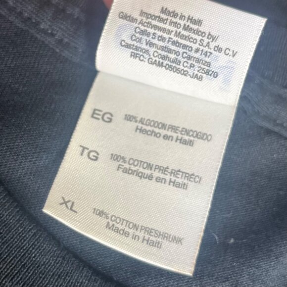 New Orleans Saints Super Bowl Champions T-Shirt Mens XL Black Gildan Cotton - Picture 7 of 8